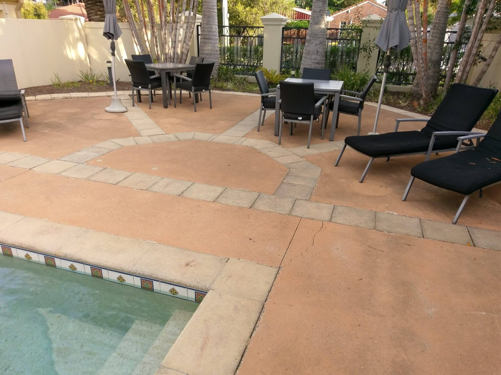 Spray-On Concrete Before