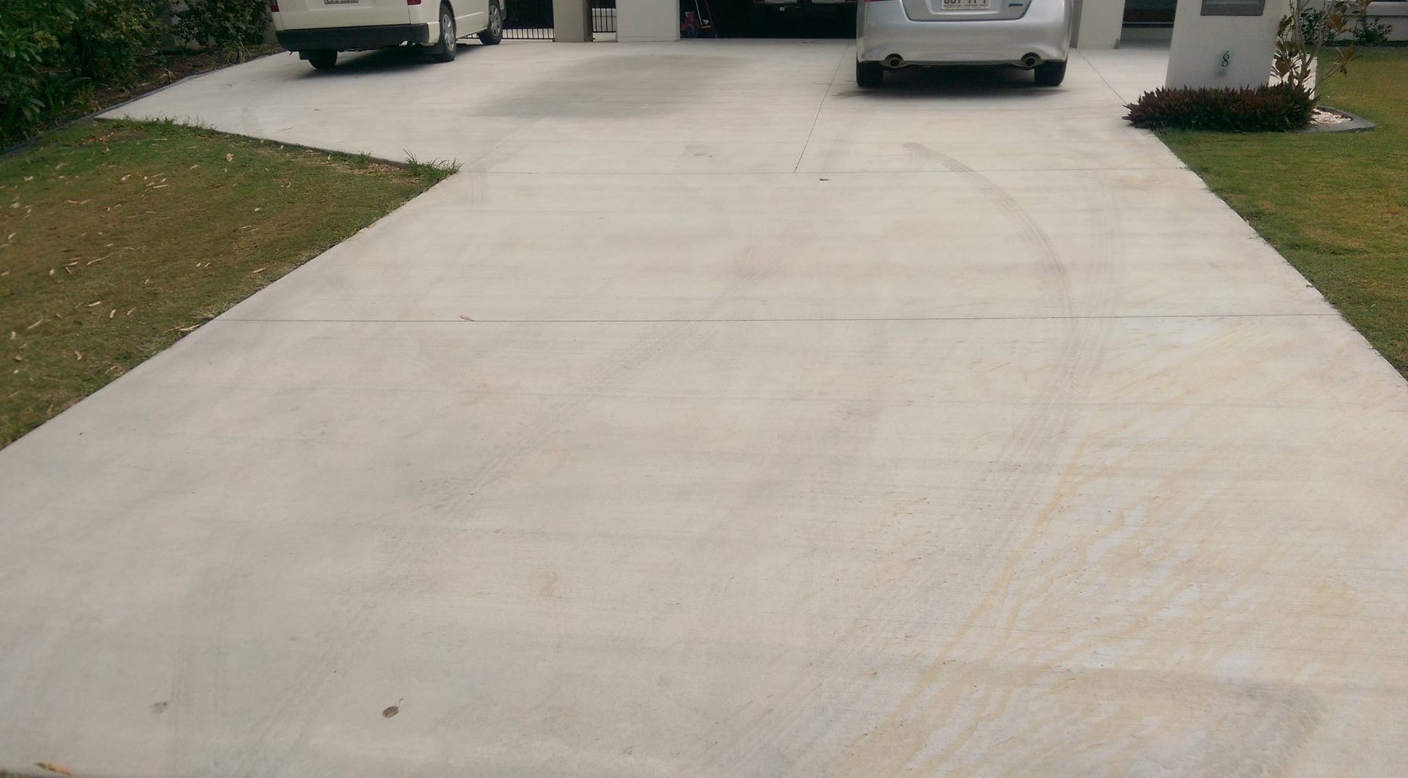 Spray-On Concrete Before