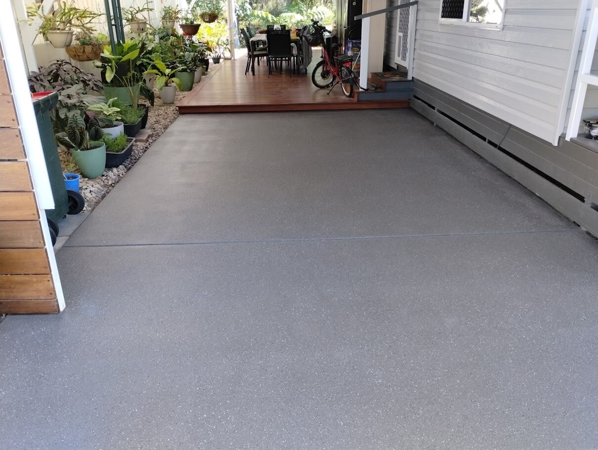 Spray-On Concrete After