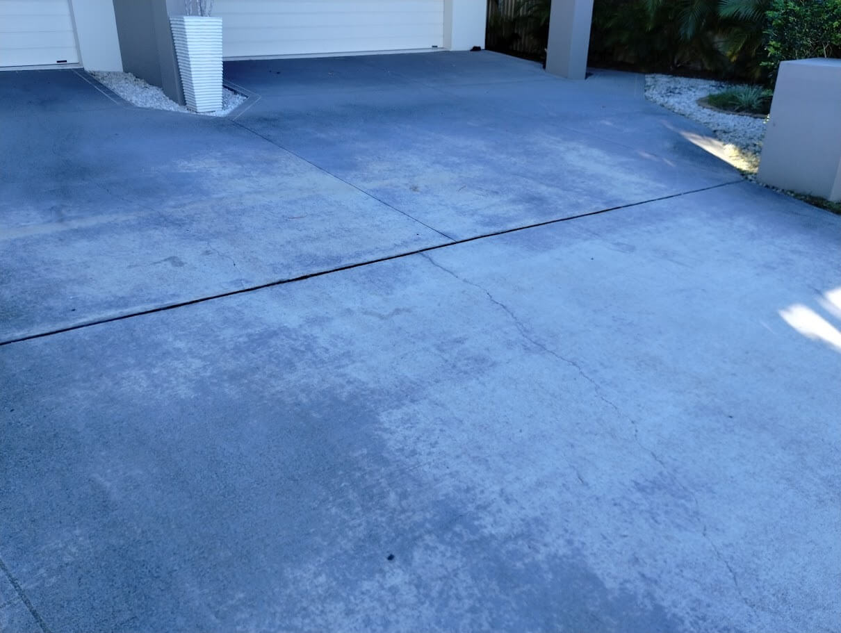 Spray-On Concrete Before