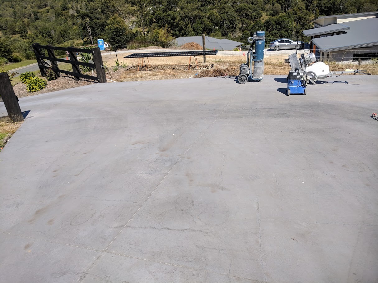 Polished Concrete Before
