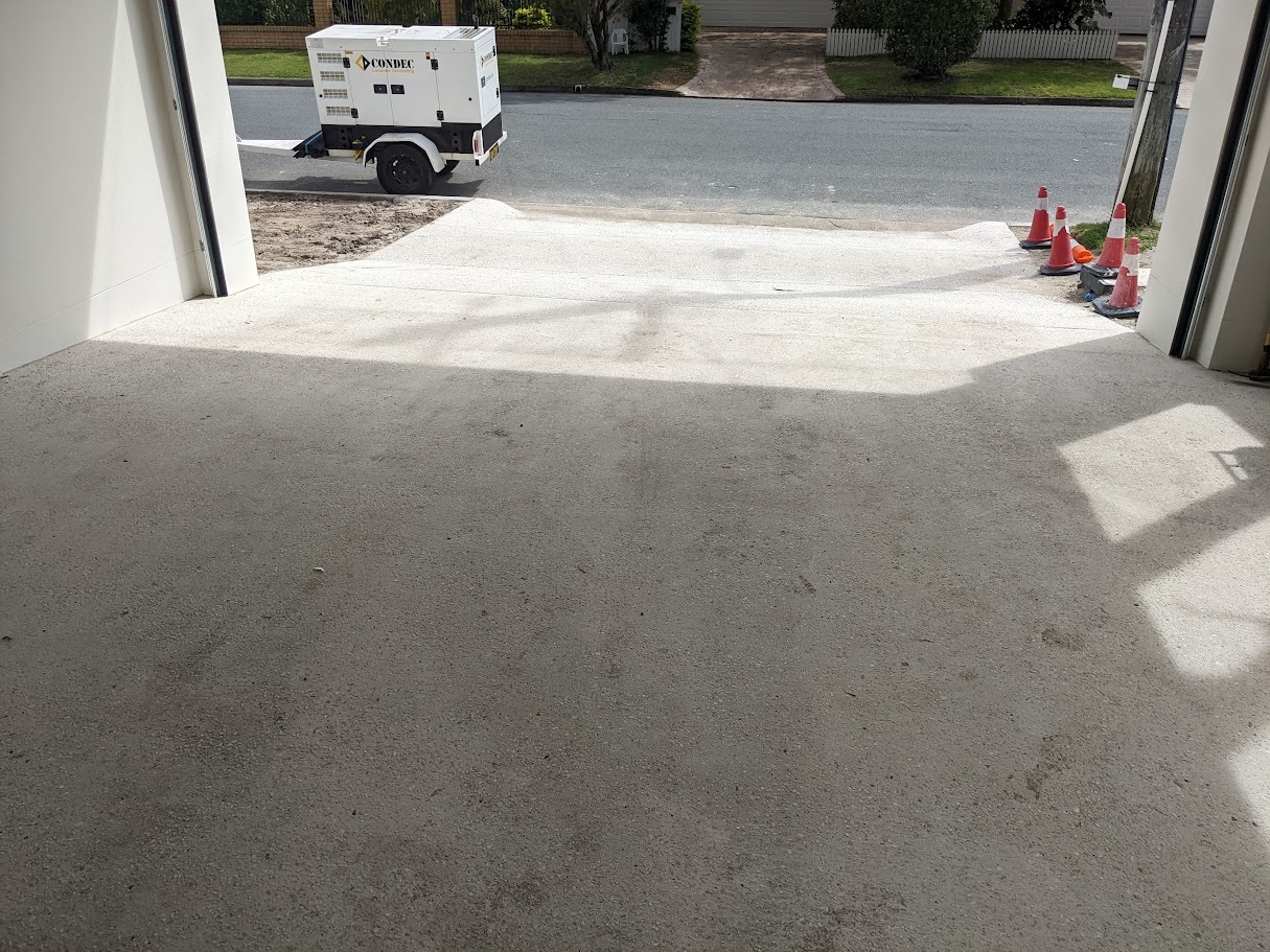 Polished Concrete Before