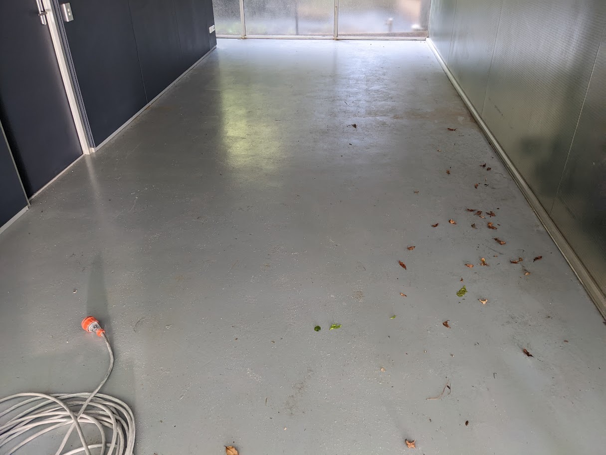 Polished Concrete Before